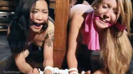 Amateur Asian girl gets her pussy licked and her tits jizzed by two lesbians
